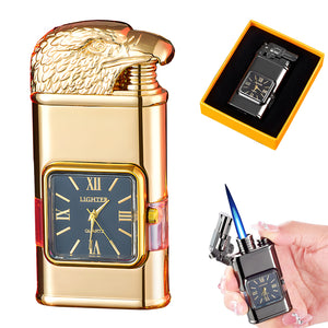 Windproof Lighter Vintage Watch Bezel Jet Flame Torch,Lighter